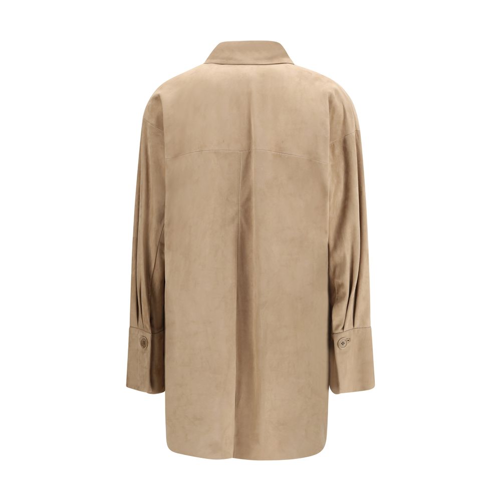 Salvatore Santoro Beige Lamb Ovis Aries Aries Shirt | Regal Royce
