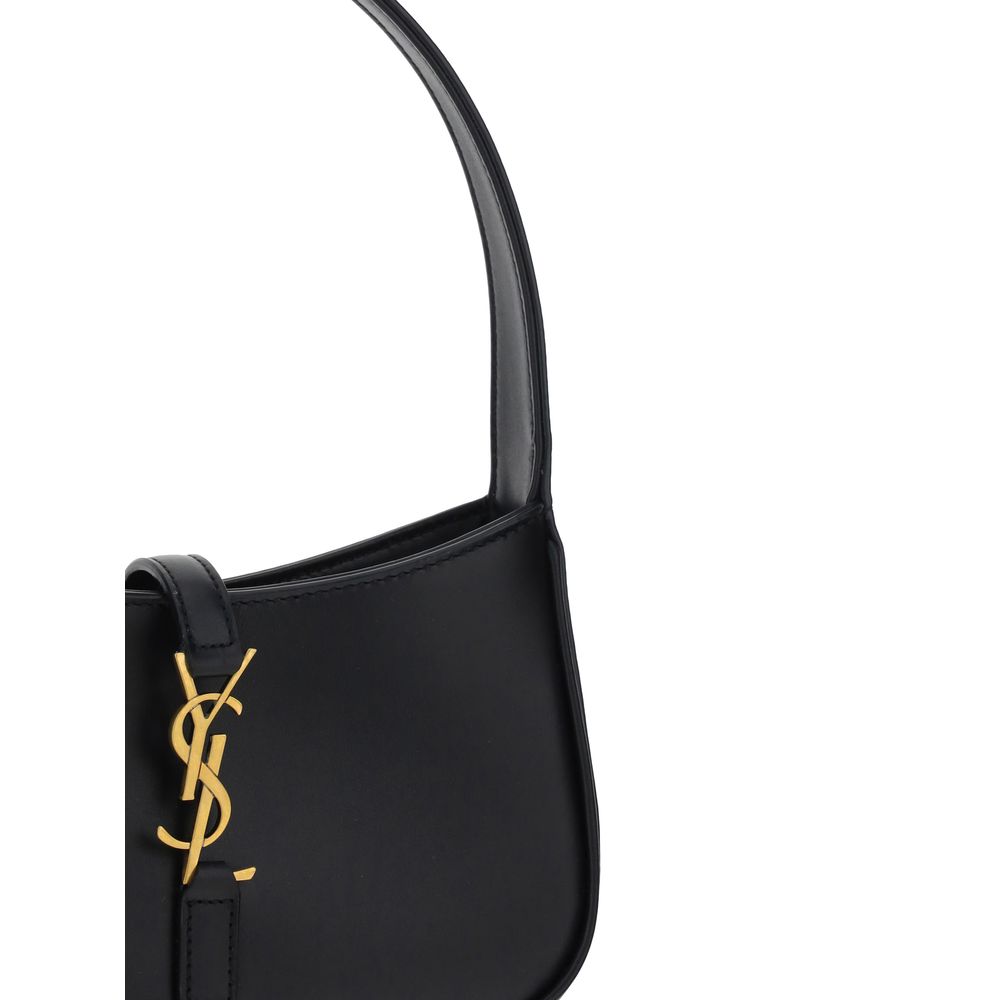 Saint Laurent Black Calf Leather Bos Taurus Shoulder Bag | Regal Royce