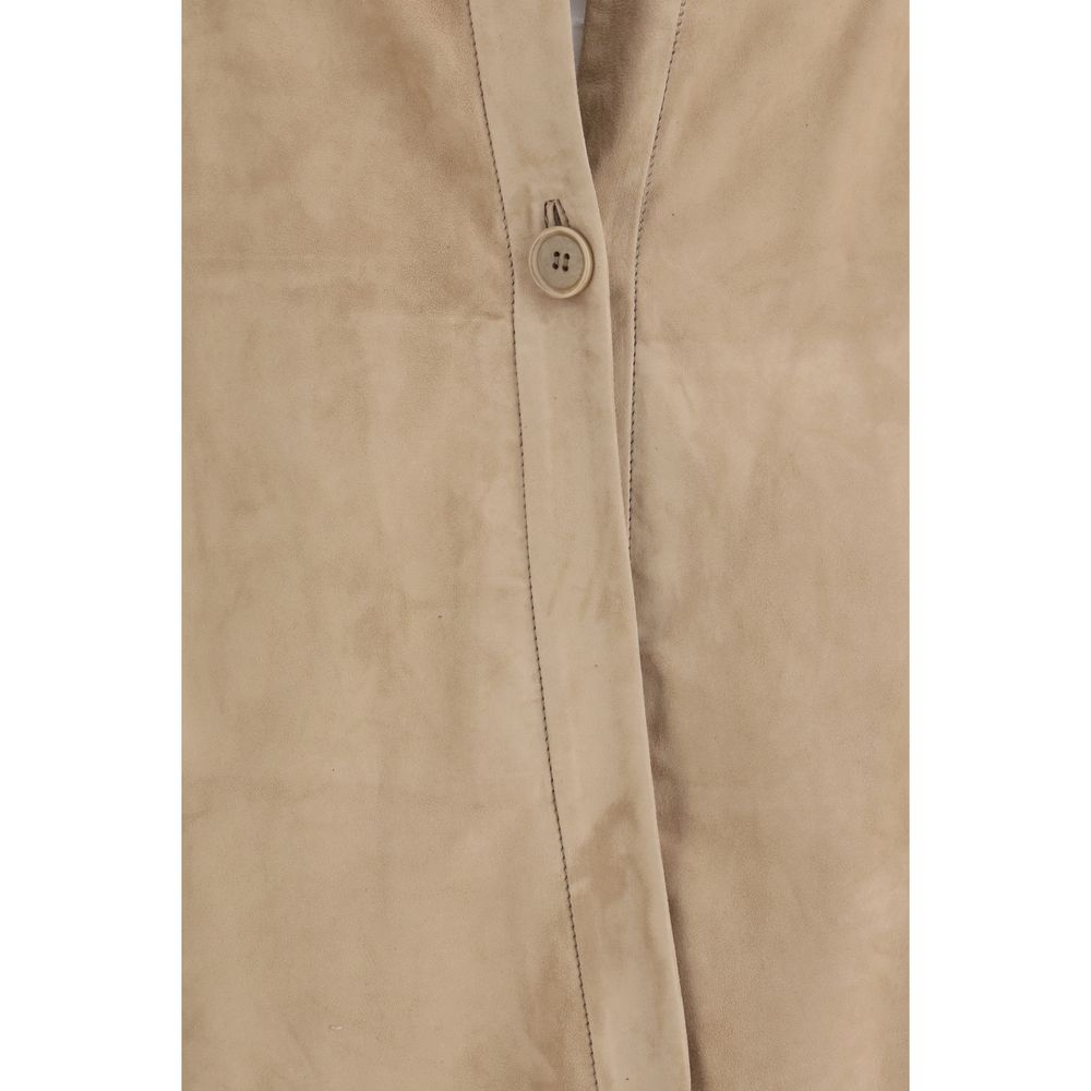 Salvatore Santoro Beige Lamb Ovis Aries Aries Shirt | Regal Royce