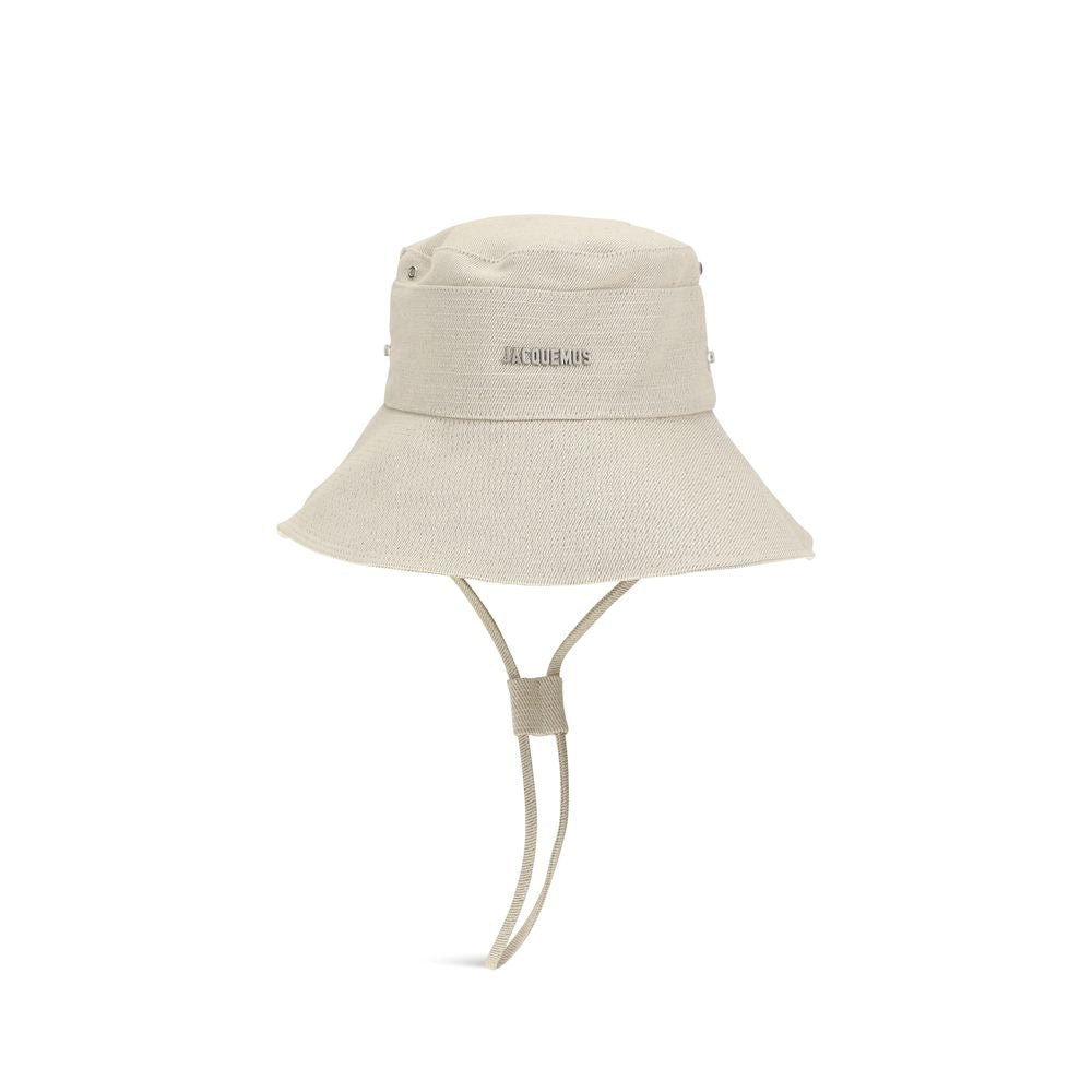 Jacquemus Beige Cotton Bucket Hat | Regal Royce