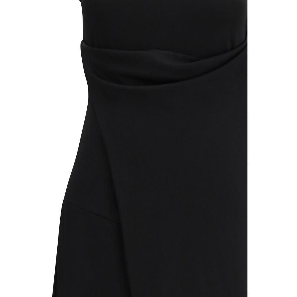 Ami Paris Black Viscose Casual Dress | Regal Royce