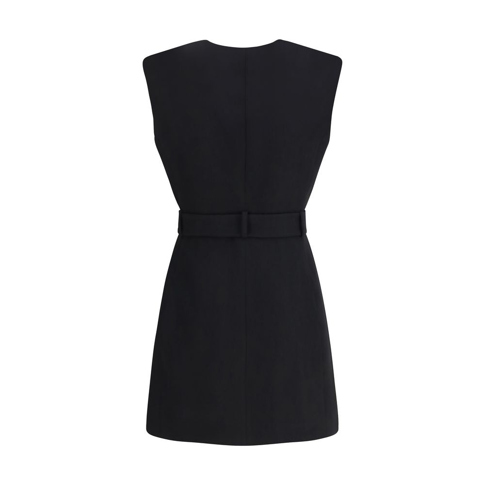 Balmain Black Fleece Wool Cocktail Dress | Regal Royce