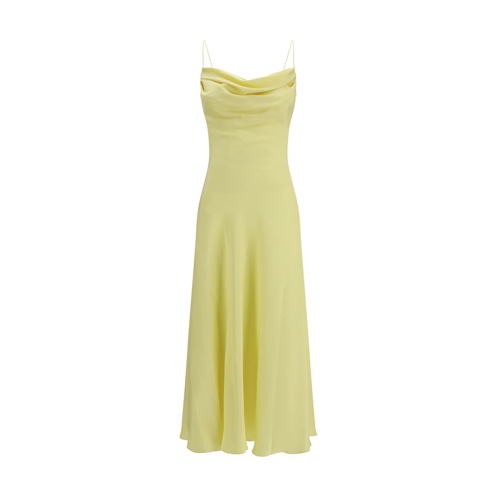 Balmain Bicolor Silk Casual Dress
