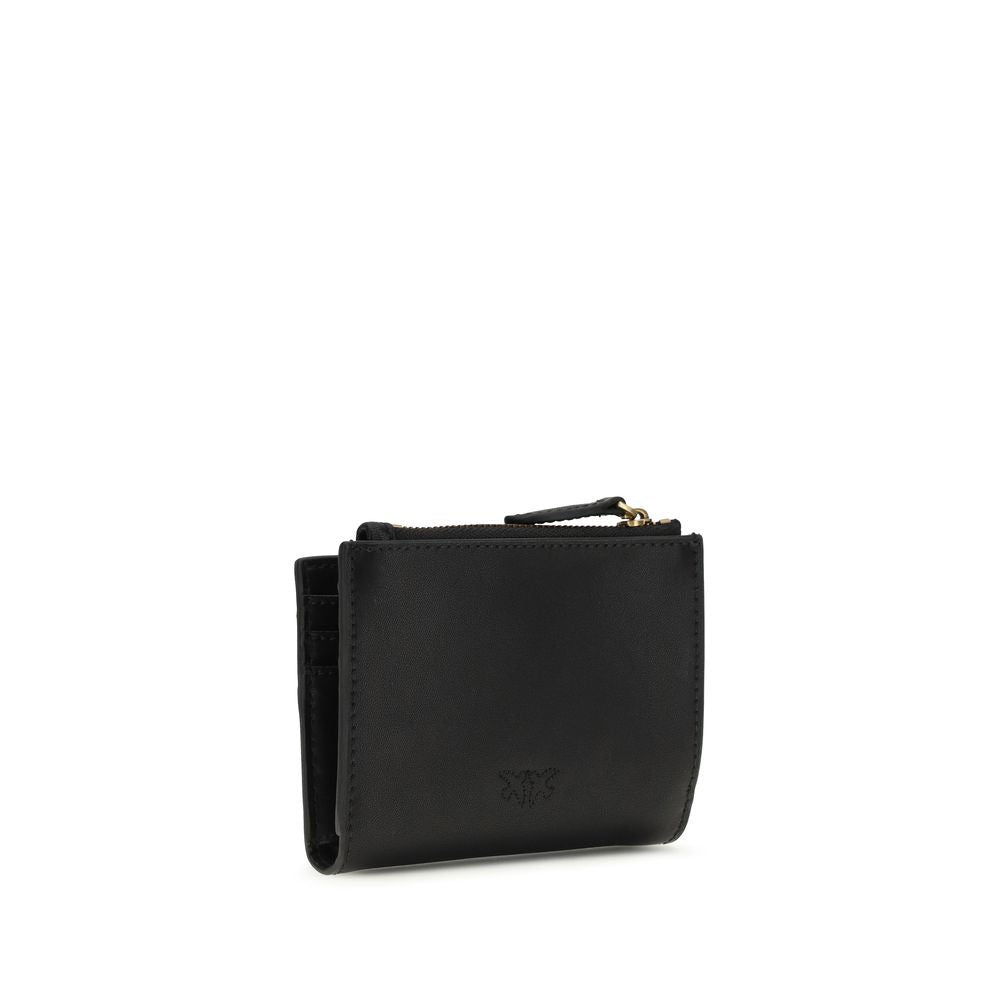 PINKO Black Calf Leather Bos Taurus Wallet | Regal Royce