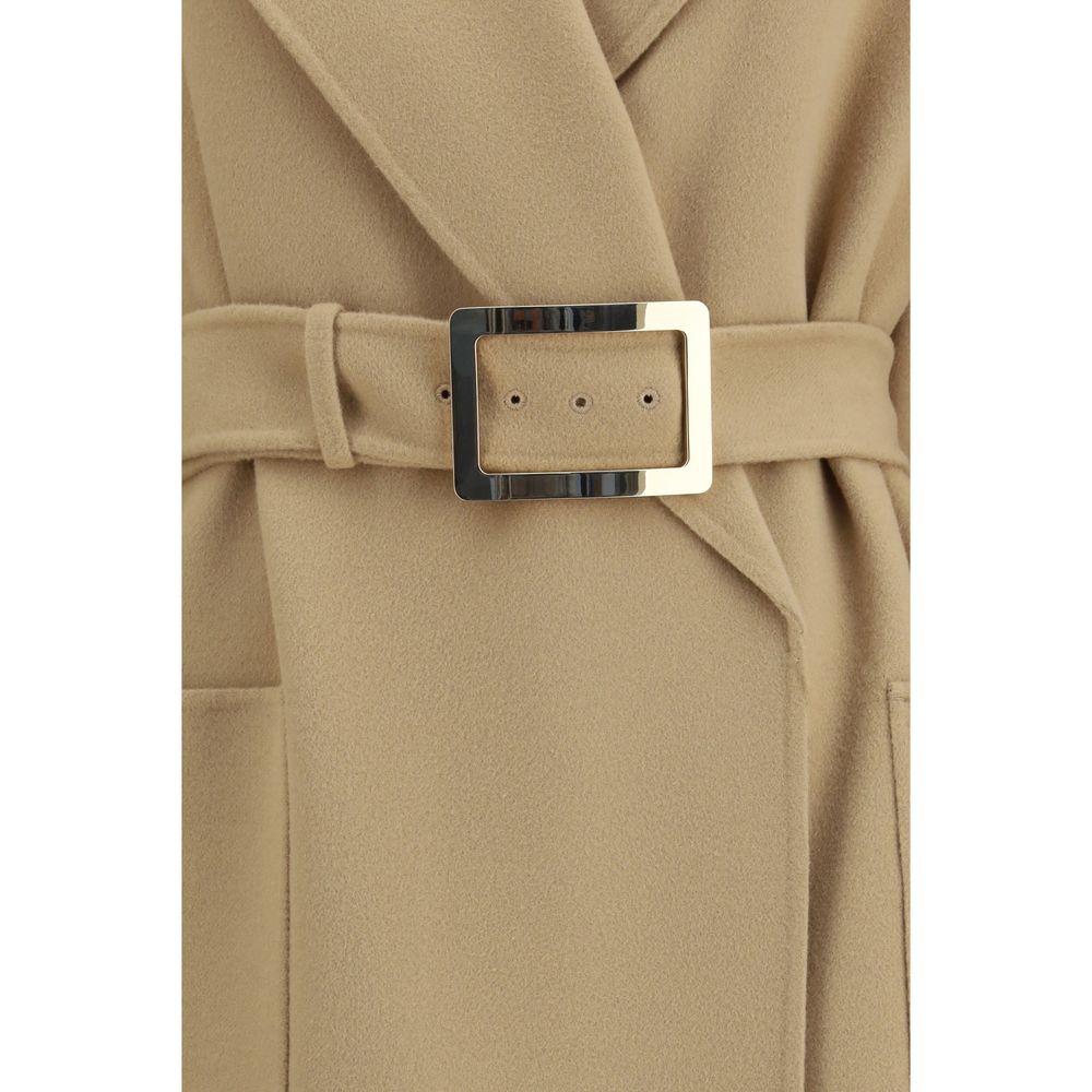 Max Mara Beige Fleece Wool Coat | Regal Royce