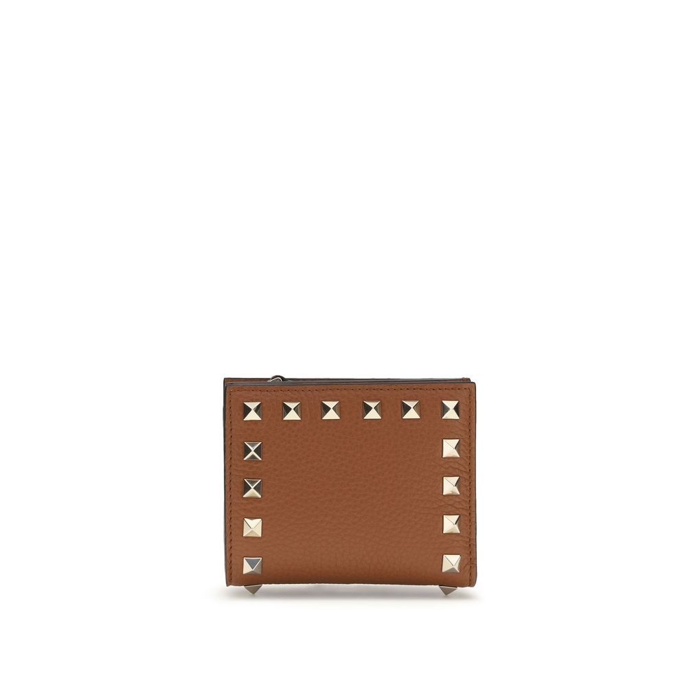 Valentino Garavani Brown Lamb Ovis Aries Aries Wallet | Regal Royce