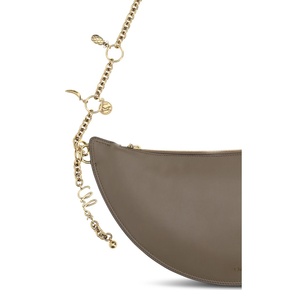 Chloé Gray Calf Leather Bos Taurus Shoulder Bag | Regal Royce