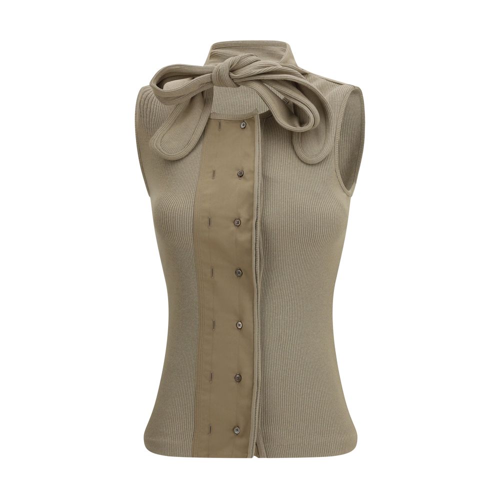 Lemaire Beige Cotton Top | Regal Royce