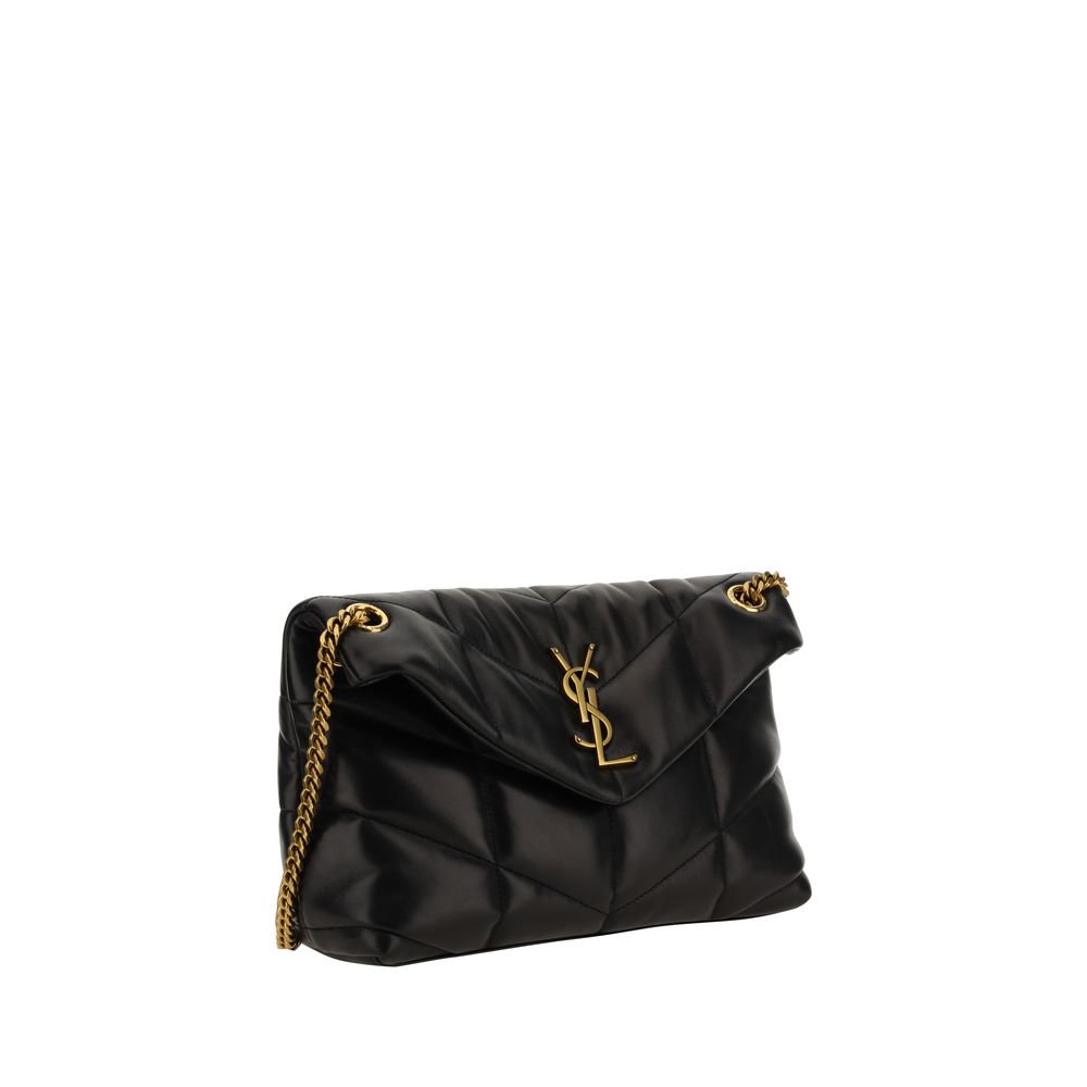 Saint Laurent Black Lamb Ovis Aries Aries Shoulder Bag | Regal Royce