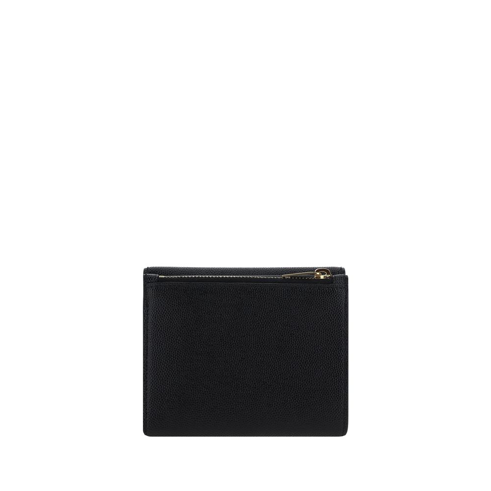 Saint Laurent Black Calf Leather Bos Taurus Wallet | Regal Royce