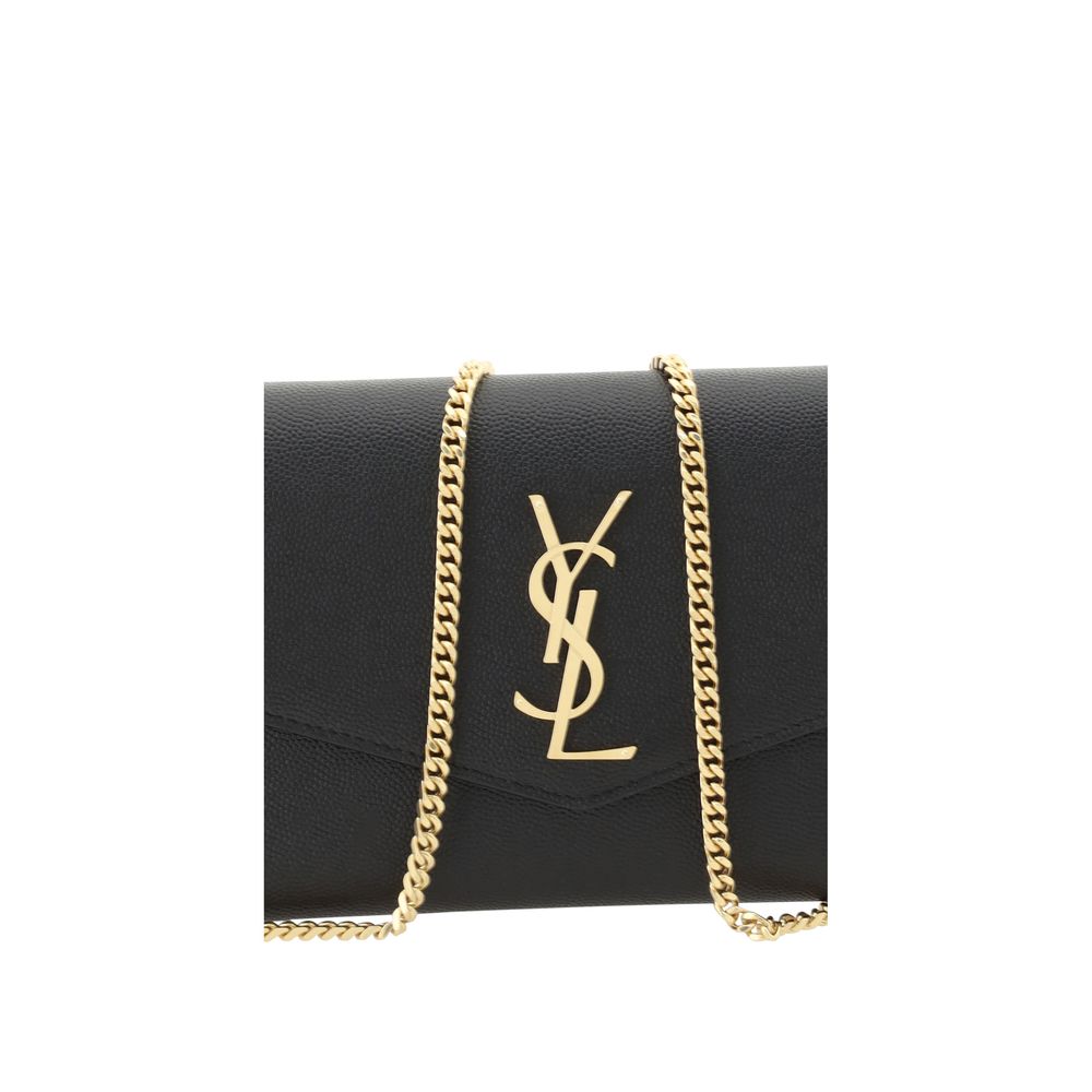 Saint Laurent Black Calf Leather Bos Taurus Shoulder Bag | Regal Royce