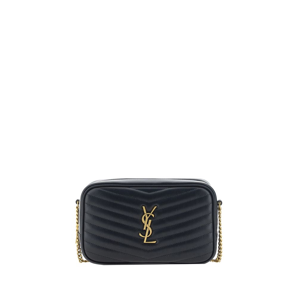 Saint Laurent Black Calf Leather Bos Taurus Shoulder Bag | Regal Royce