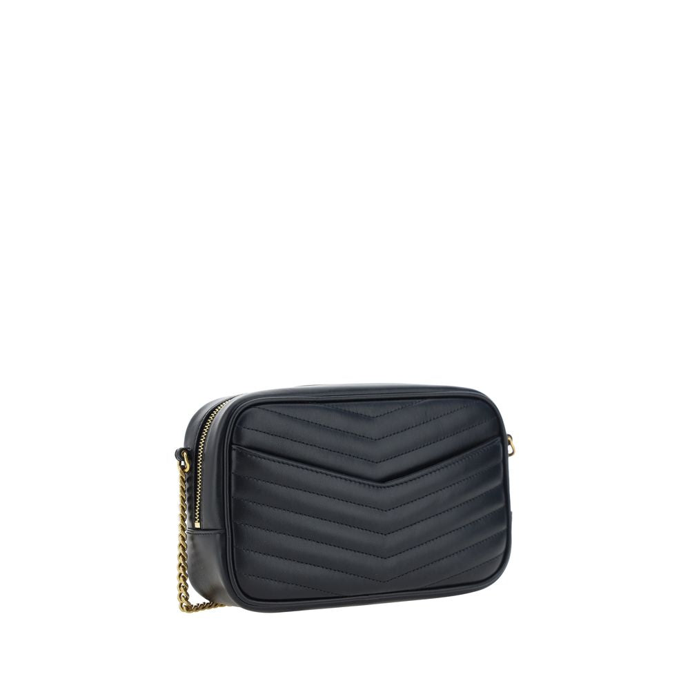 Saint Laurent Black Calf Leather Bos Taurus Shoulder Bag | Regal Royce