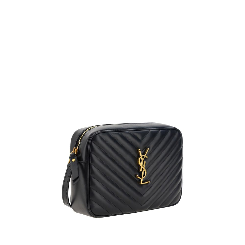Saint Laurent Black Calf Leather Bos Taurus Shoulder Bag | Regal Royce