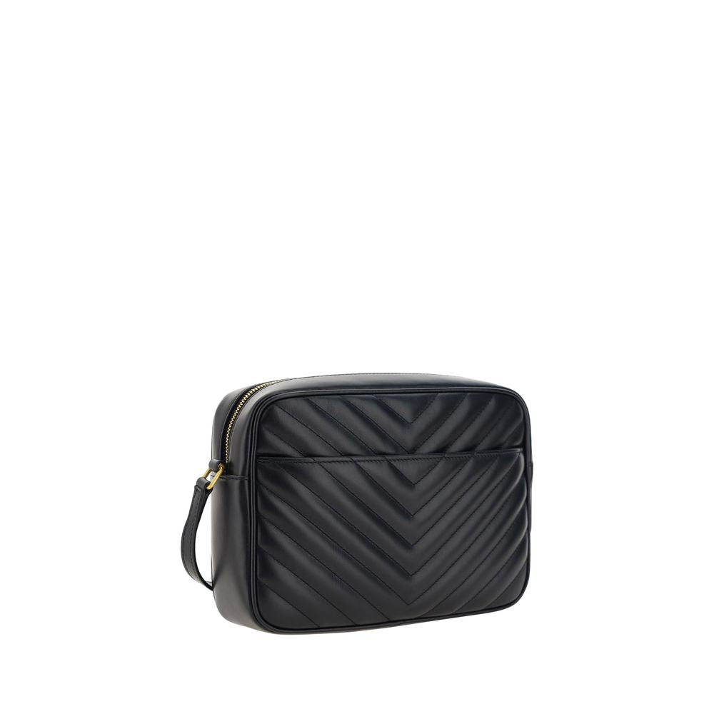 Saint Laurent Black Calf Leather Bos Taurus Shoulder Bag | Regal Royce