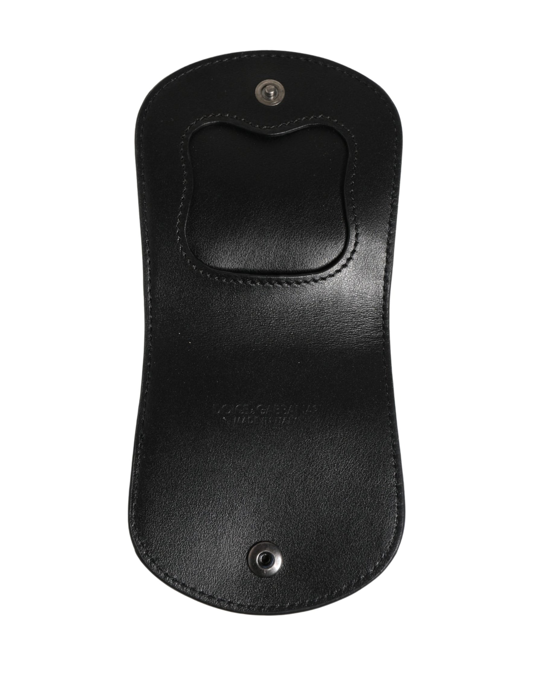 Dolce & Gabbana Black Exotic Skin Condom Case Holder Pocket Wallet | Regal Royce