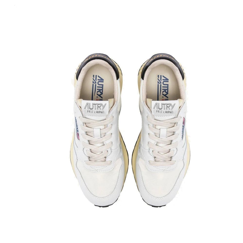 Autry White Leather Low Top Sneakers | Regal Royce