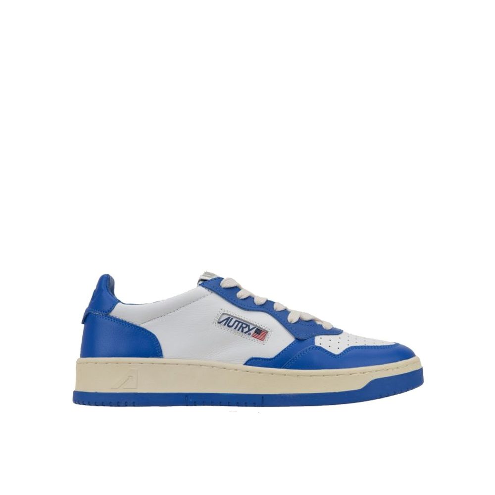 Autry Blue Leather Low Top Sneakers | Regal Royce