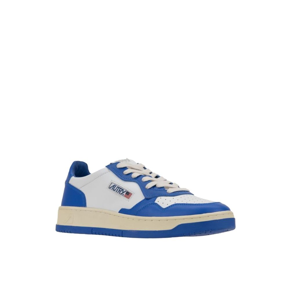 Autry Blue Leather Low Top Sneakers | Regal Royce