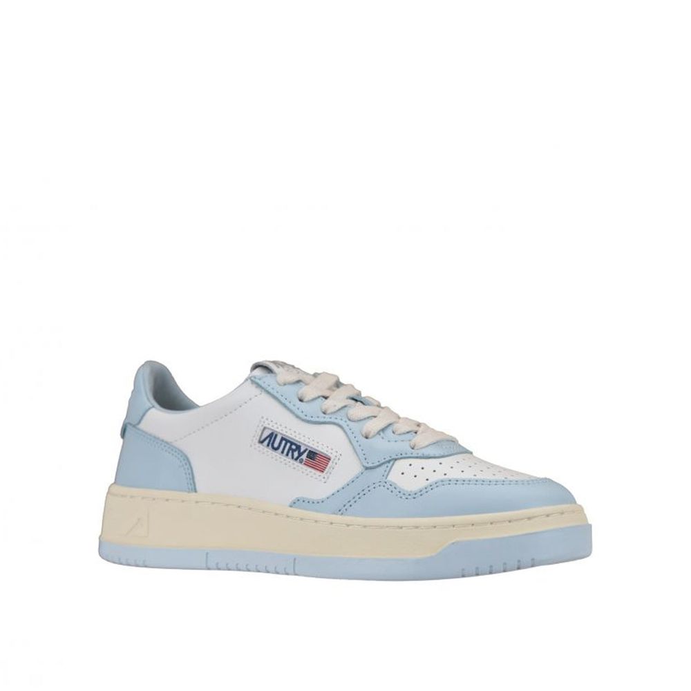 Autry Blue Leather Low Top Sneakers | Regal Royce