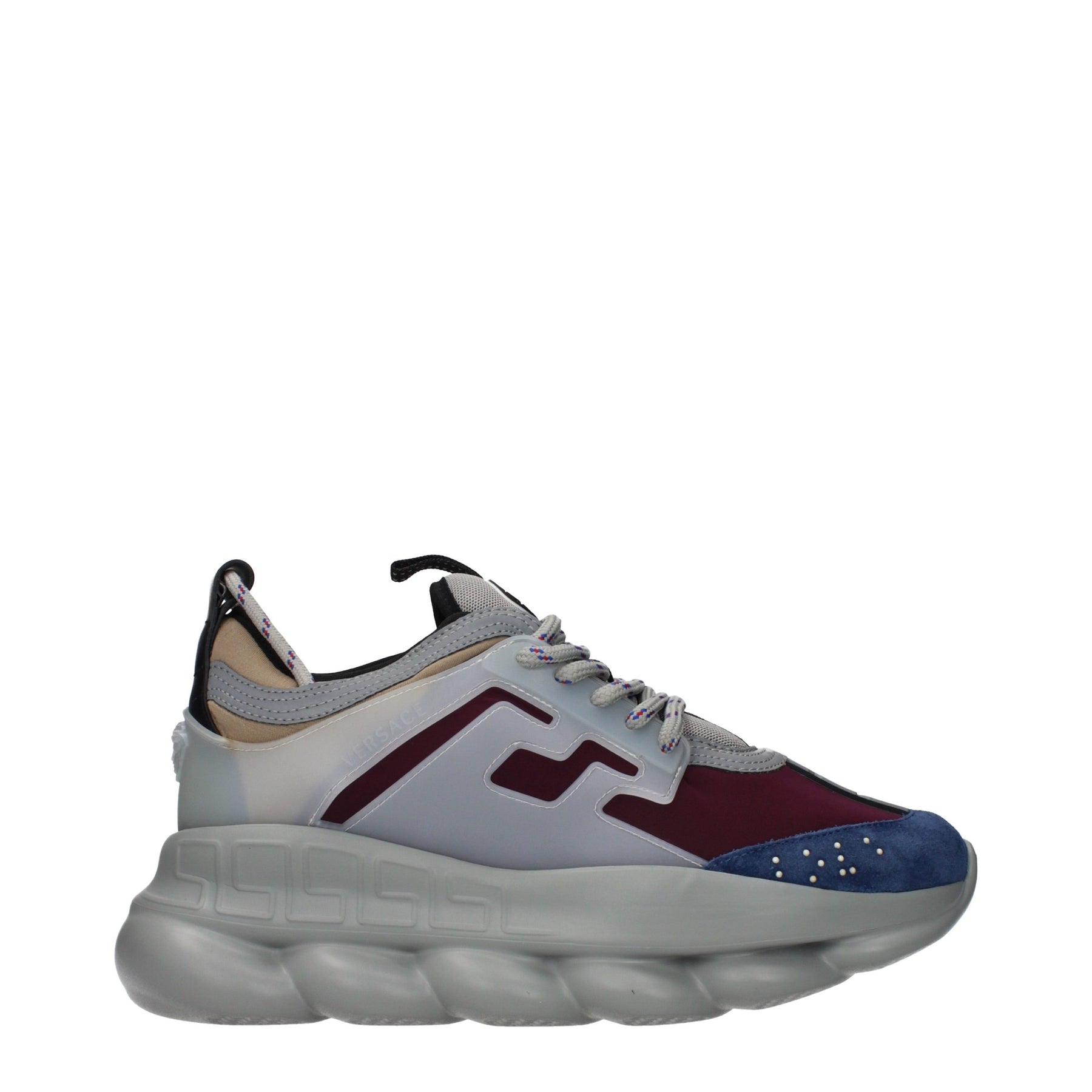 Versace Multicolor Fabric Chunky Sneakers | Regal Royce