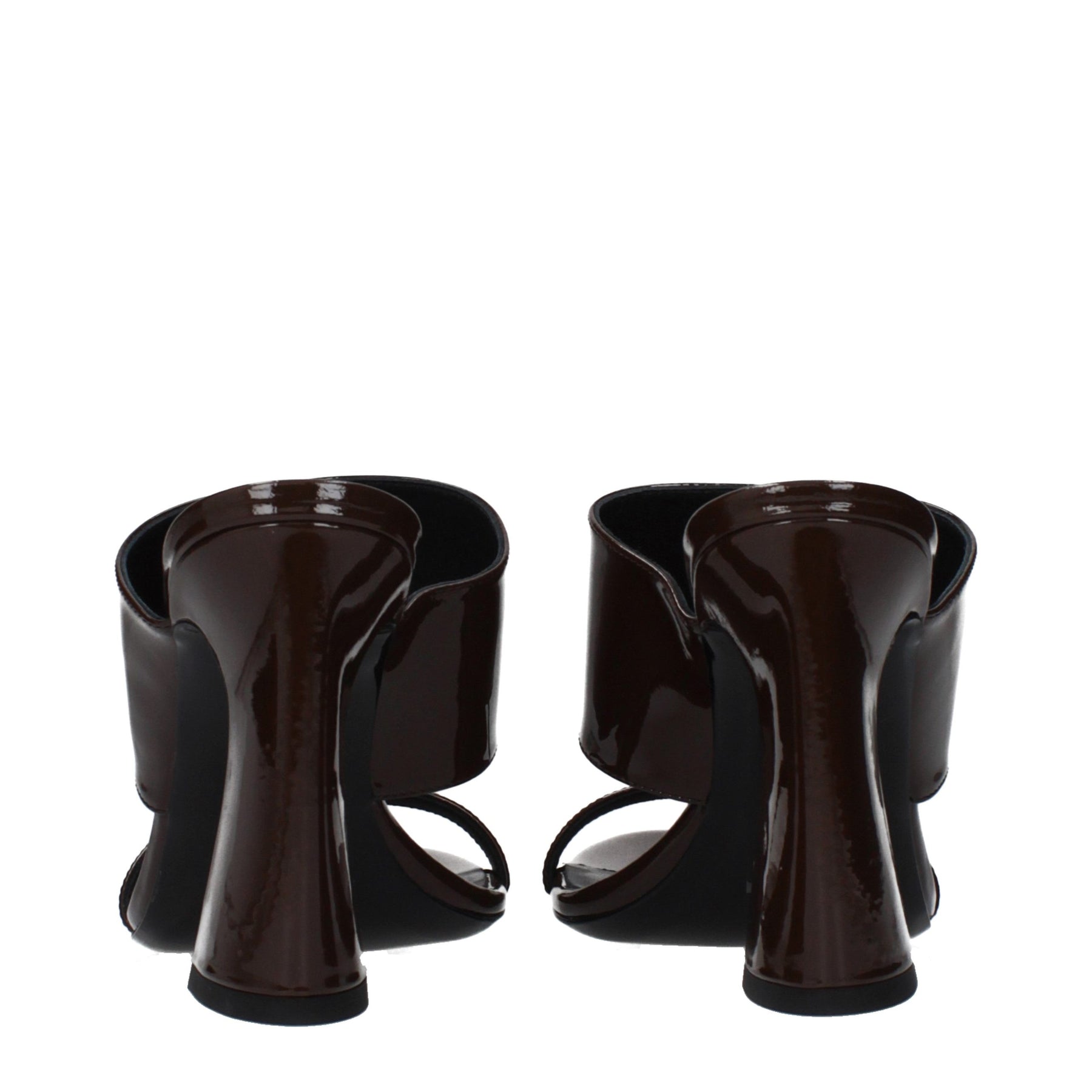 Versace Brown Leather Stiletto Heel Sandals | Regal Royce