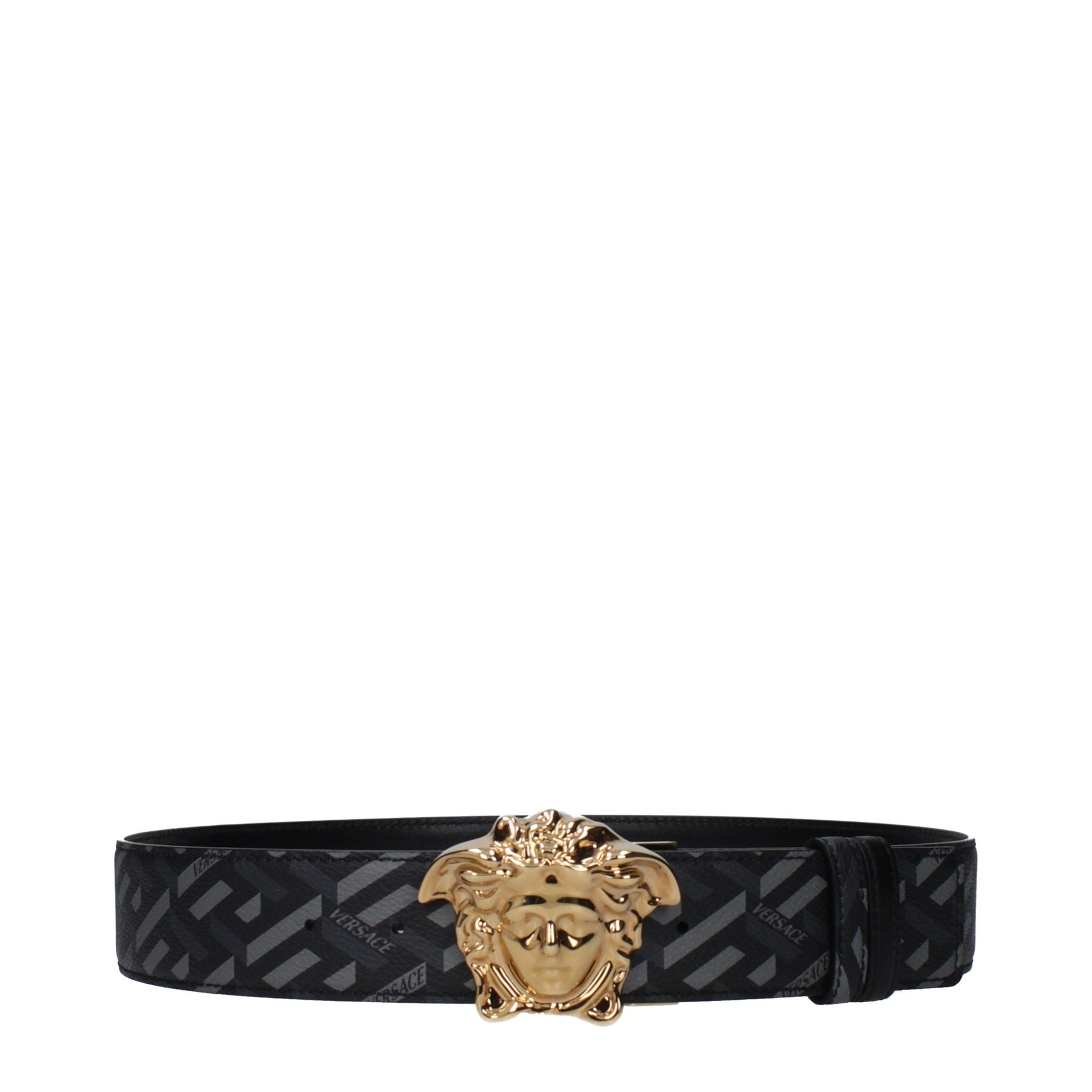 Versace Gray Polyester Regular Belt | Regal Royce