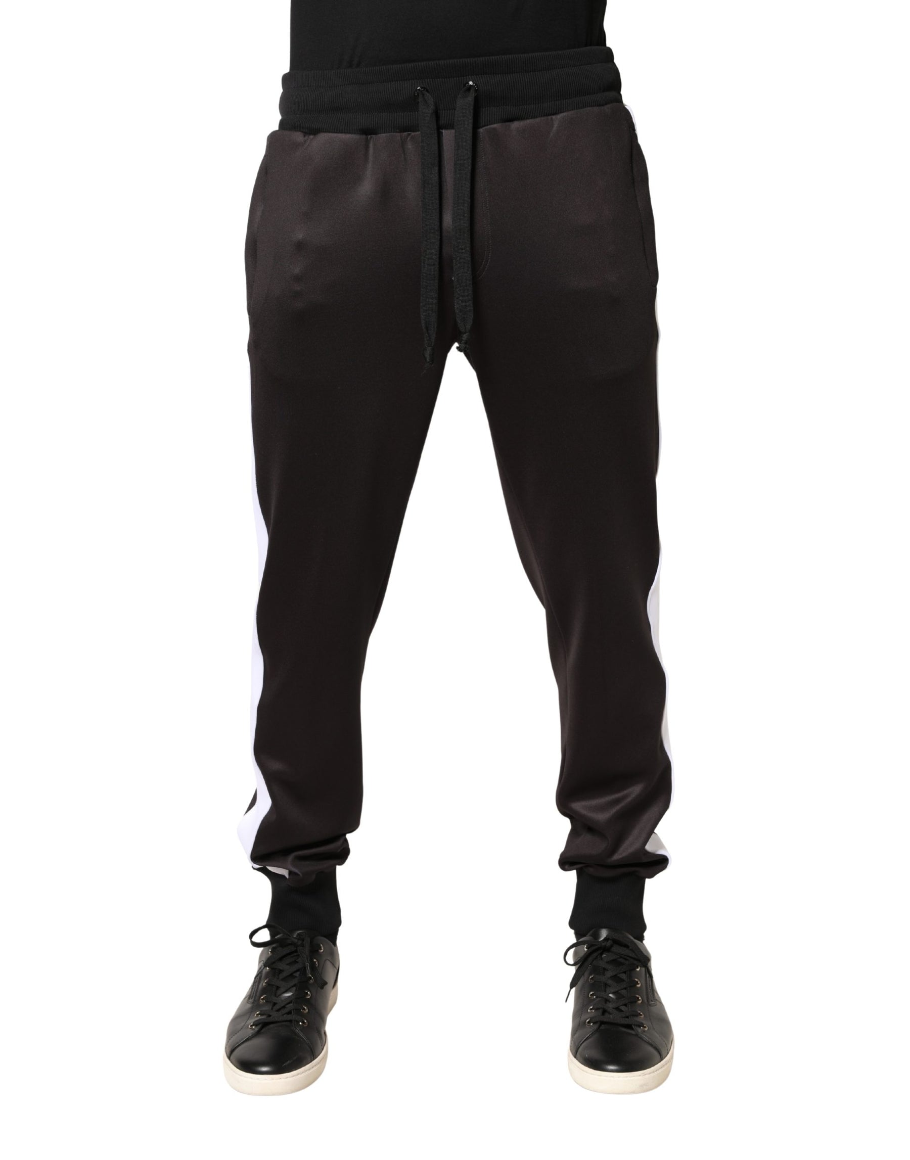 Dolce & Gabbana Brown Polyester Skinny Jogger Trouser Pants | Regal Royce
