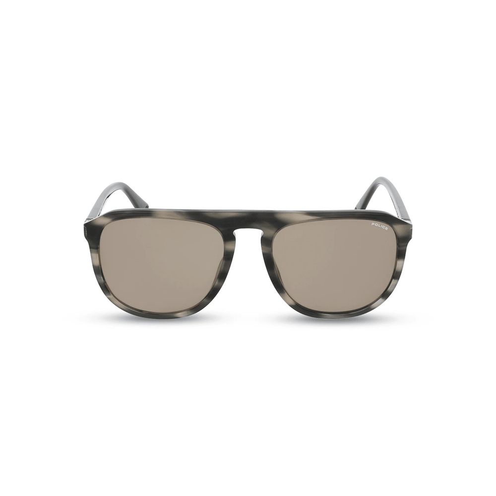 Police Brown Acetate Sunglasses | Regal Royce