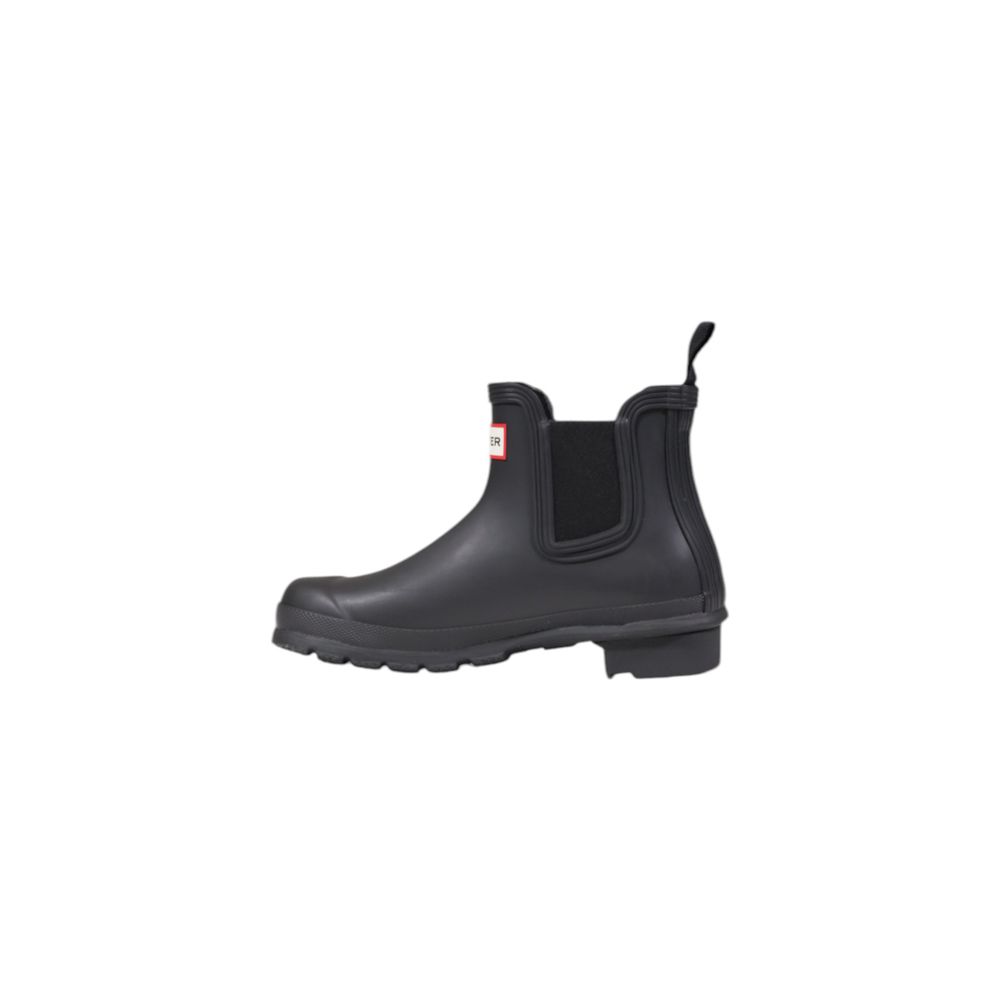 Hunter Black Recycled Polyester Ankle Boots | Regal Royce