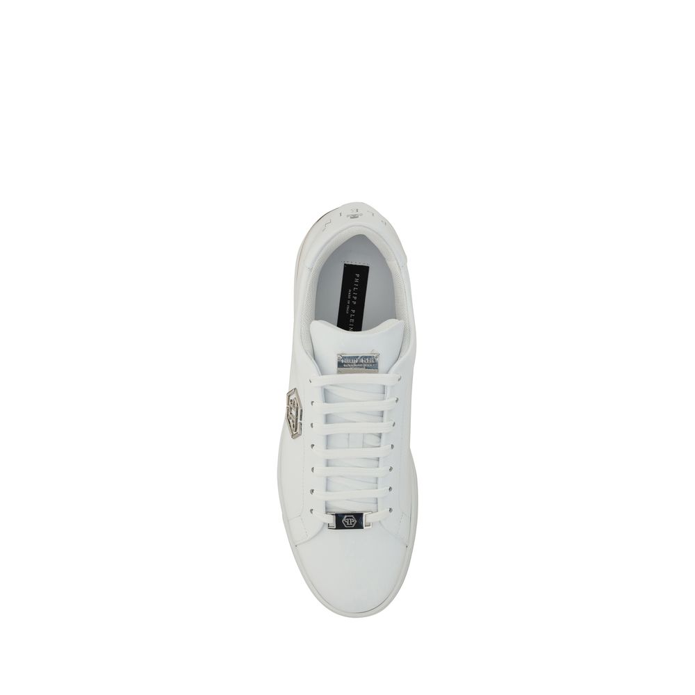 Philipp Plein White Rubber Low Top Sneakers | Regal Royce