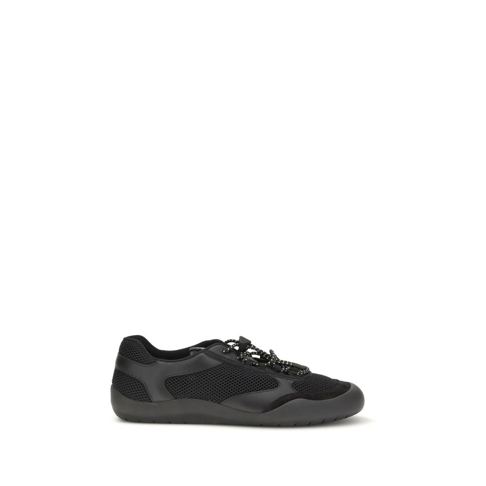 Prada Black Polyester Athletic Sneakers | Regal Royce