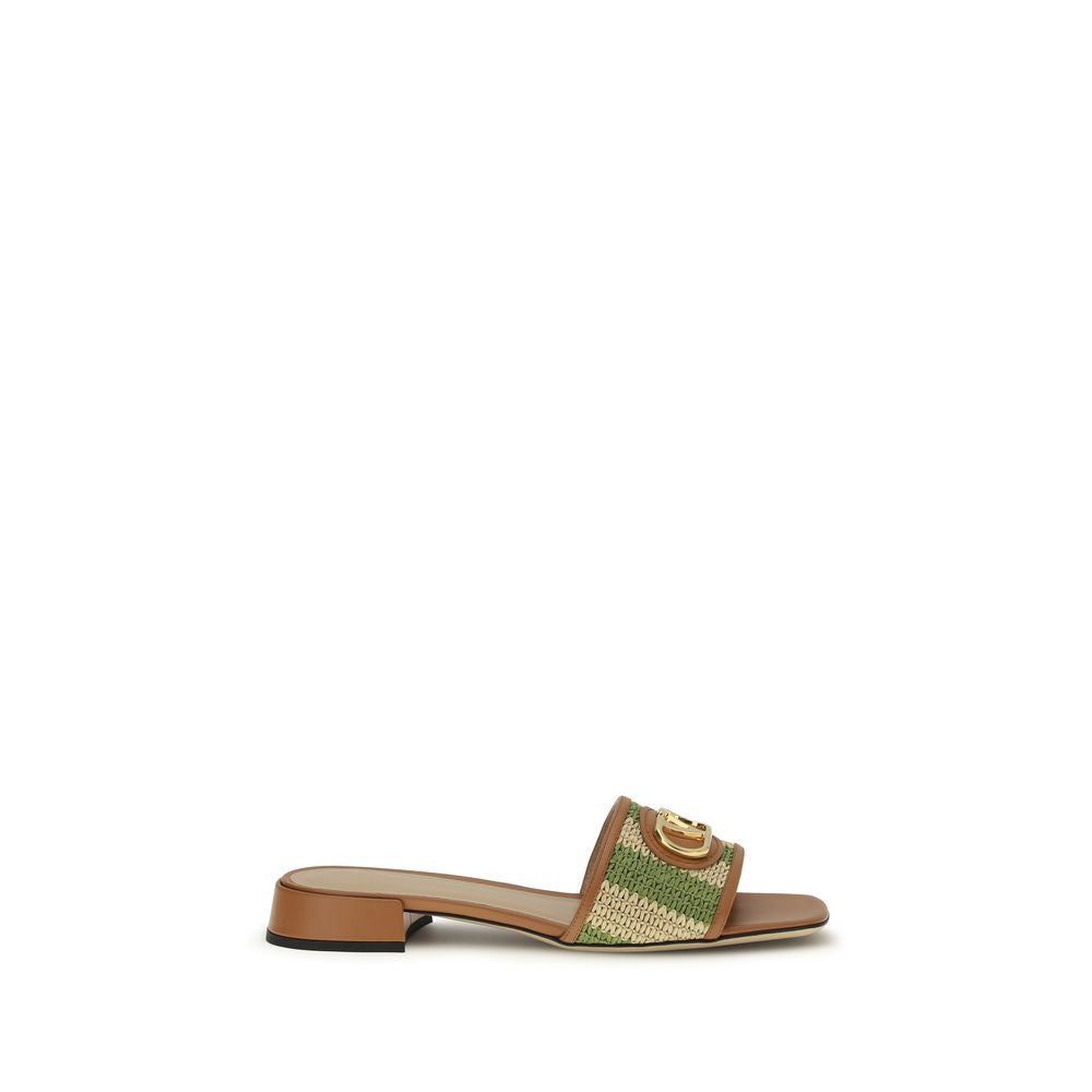 Valentino Garavani Multicolor Calf Leather Bos Taurus Sandals | Regal Royce