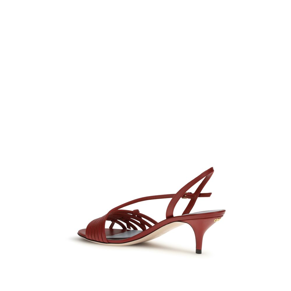 Valentino Garavani Multicolor Goatskin Strap-On Sandals | Regal Royce