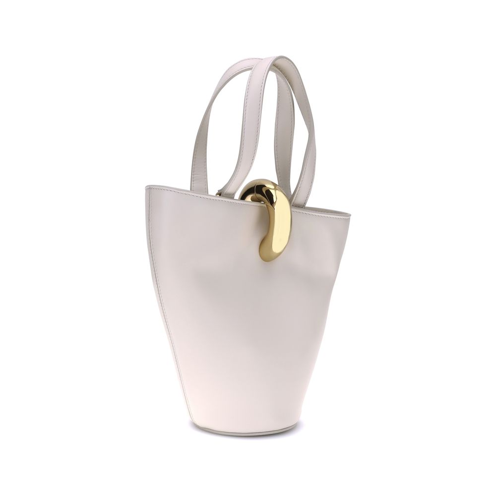 Jacquemus Beige Calf Leather Bos Taurus Shoulder Bag | Regal Royce