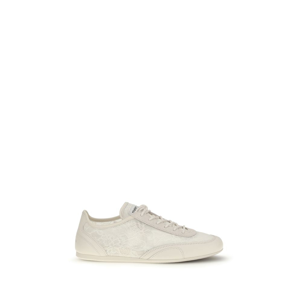 Jimmy Choo Beige Calf Leather Bos Taurus Athletic Sneakers | Regal Royce