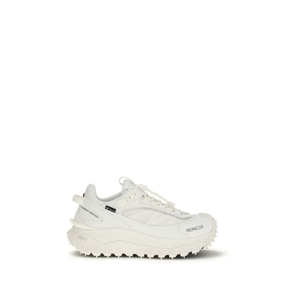 Moncler White Polyamide Athletic Sneakers | Regal Royce