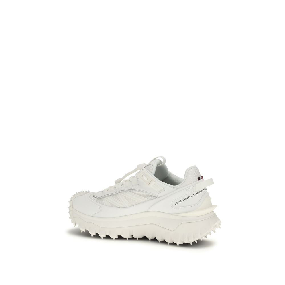 Moncler White Polyamide Athletic Sneakers | Regal Royce