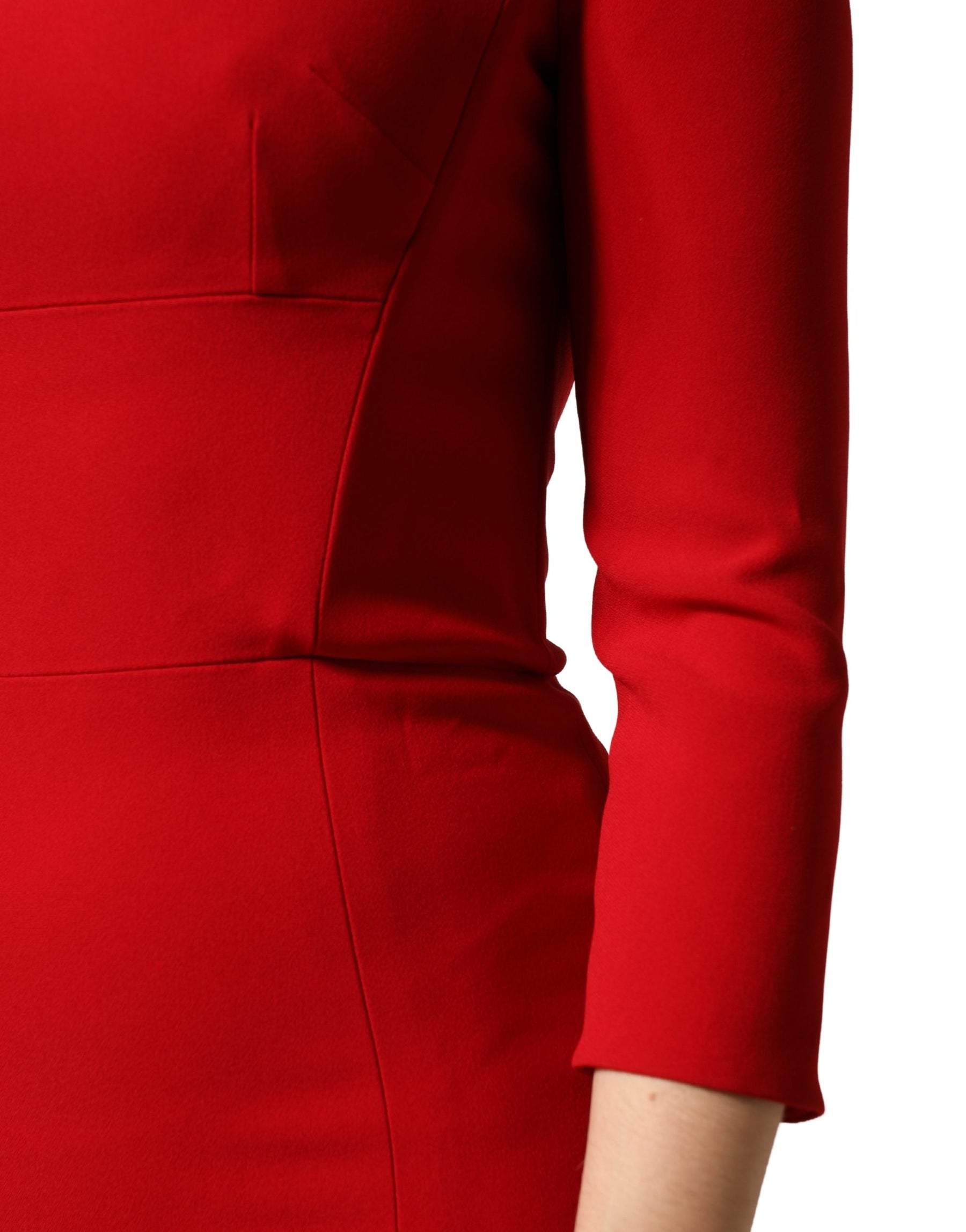 Dolce & Gabbana Red Viscose Sheath Bodycon Mermaid Dress | Regal Royce