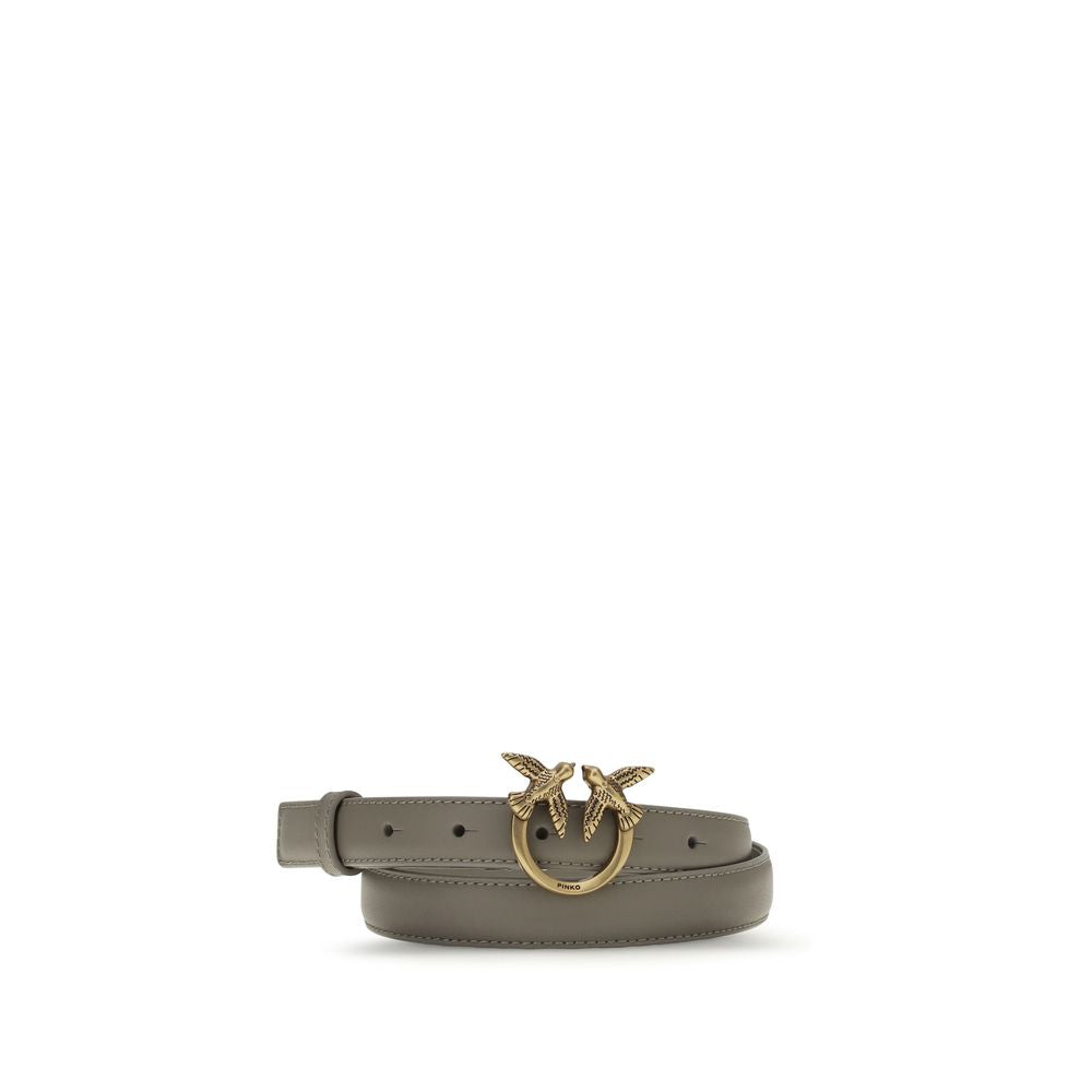 PINKO Brown Calf Leather Bos Taurus Regular Belt | Regal Royce