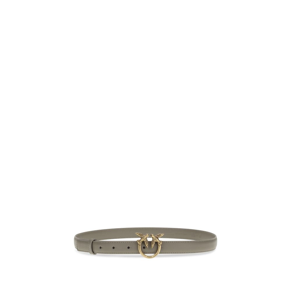 PINKO Brown Calf Leather Bos Taurus Regular Belt | Regal Royce