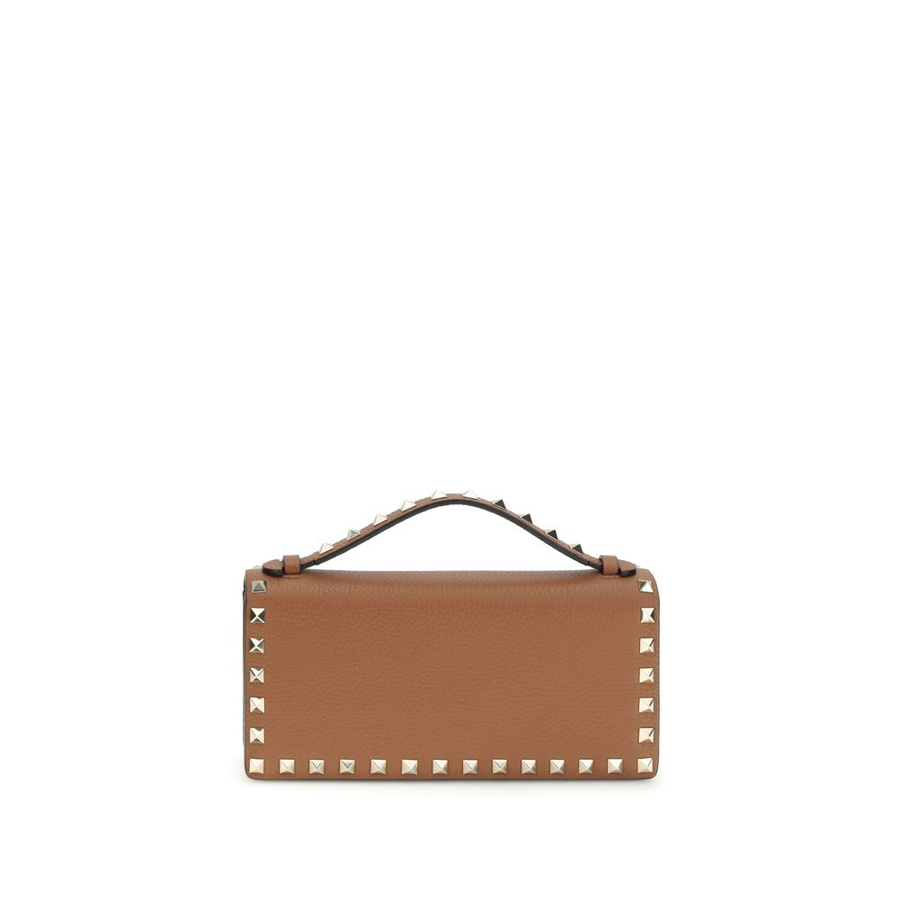 Valentino Garavani Brown Calf Leather Bos Taurus Wallet | Regal Royce