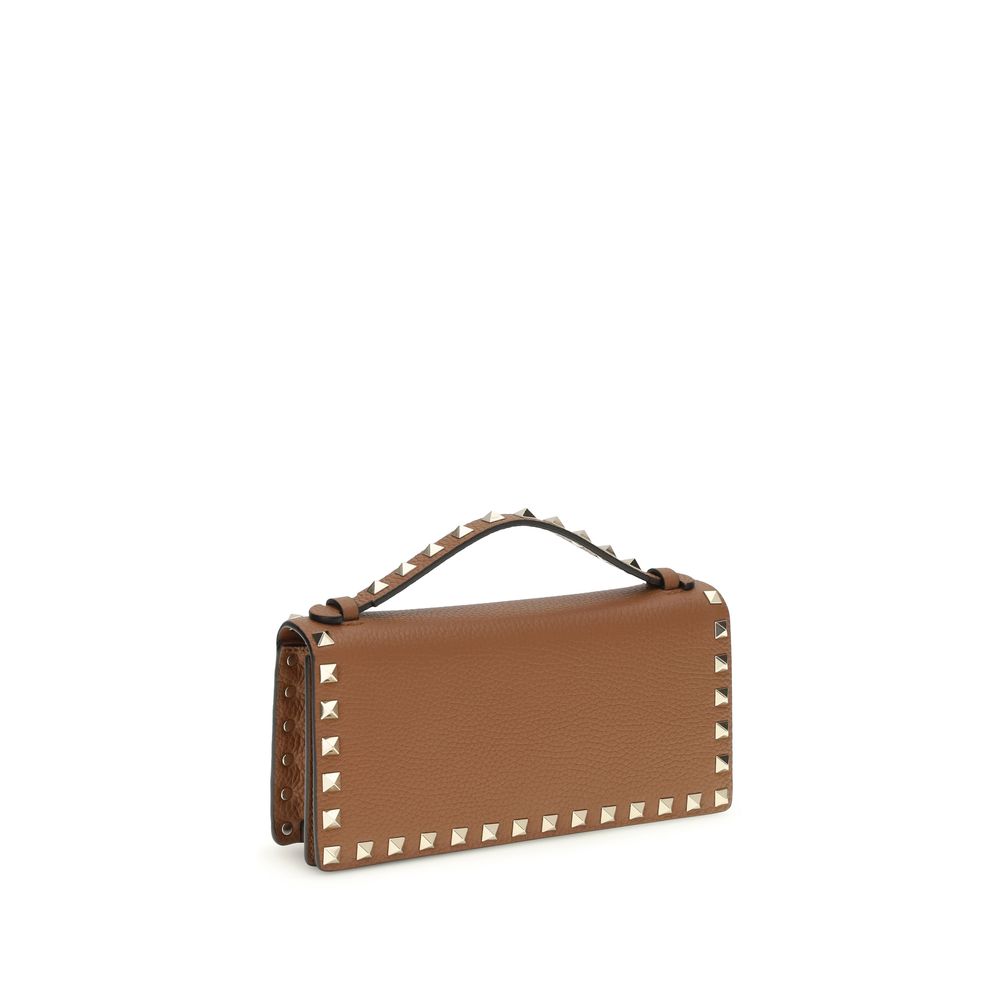 Valentino Garavani Brown Calf Leather Bos Taurus Wallet | Regal Royce