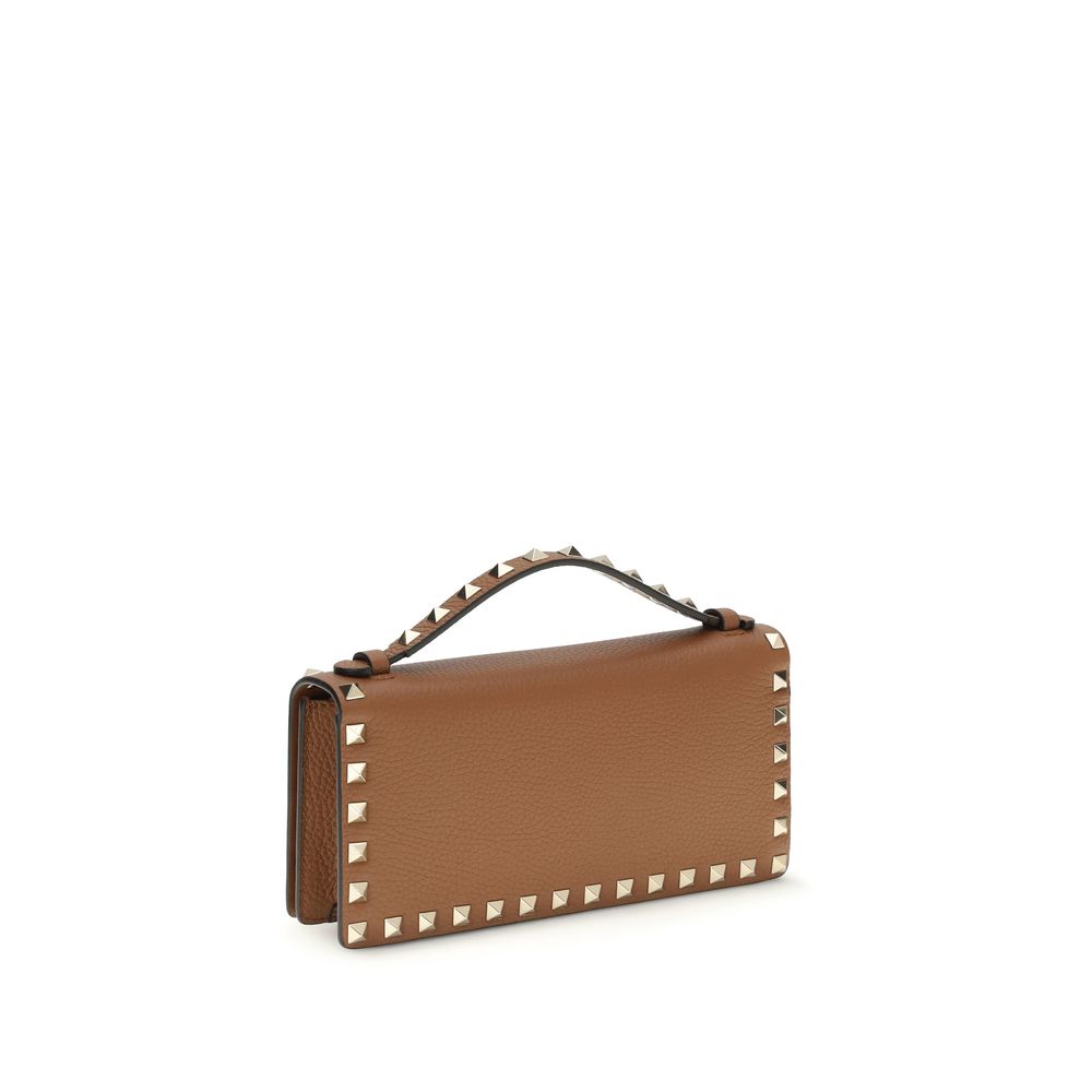 Valentino Garavani Brown Calf Leather Bos Taurus Wallet | Regal Royce