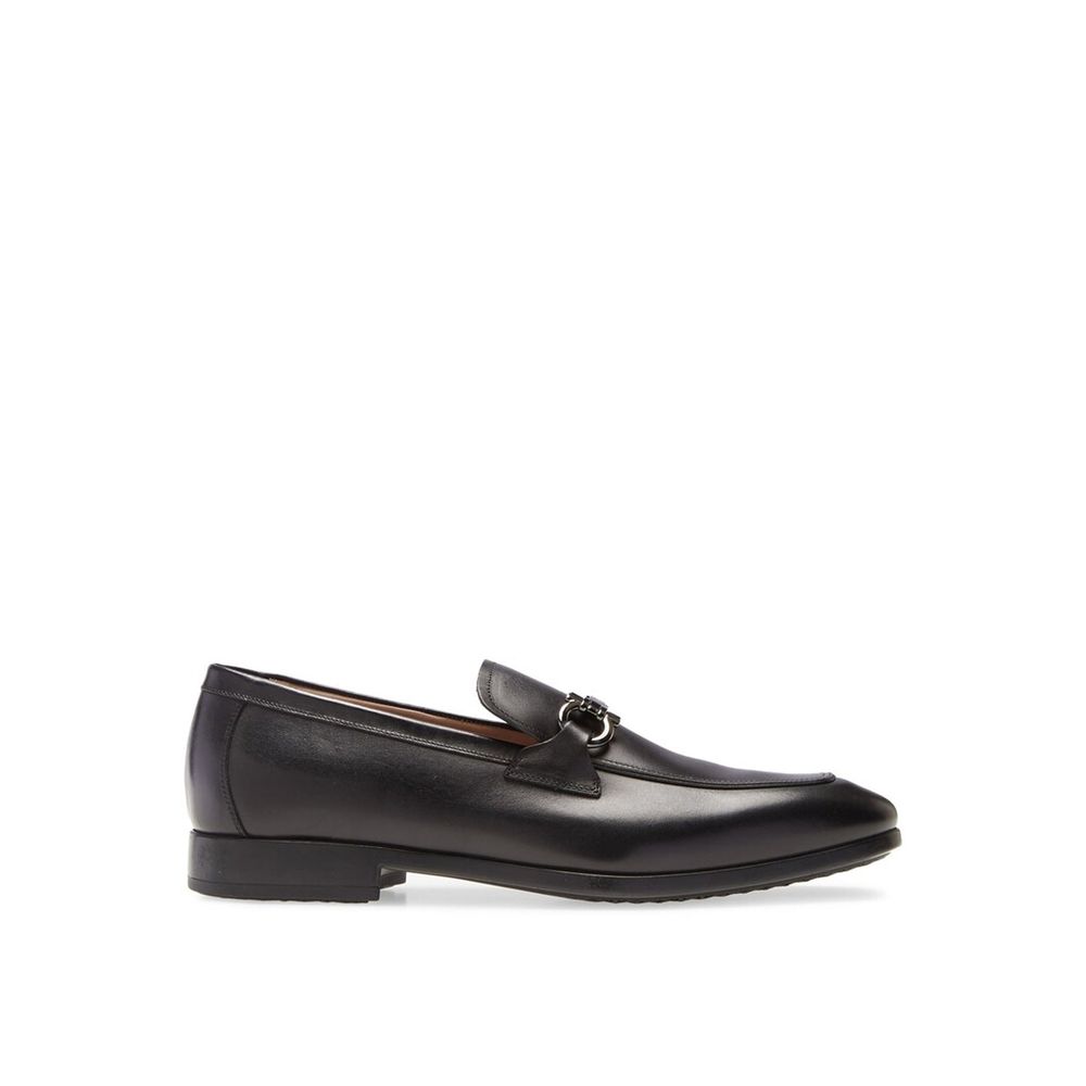 Salvatore Ferragamo Black Calfskin Slip-On Loafers | Regal Royce