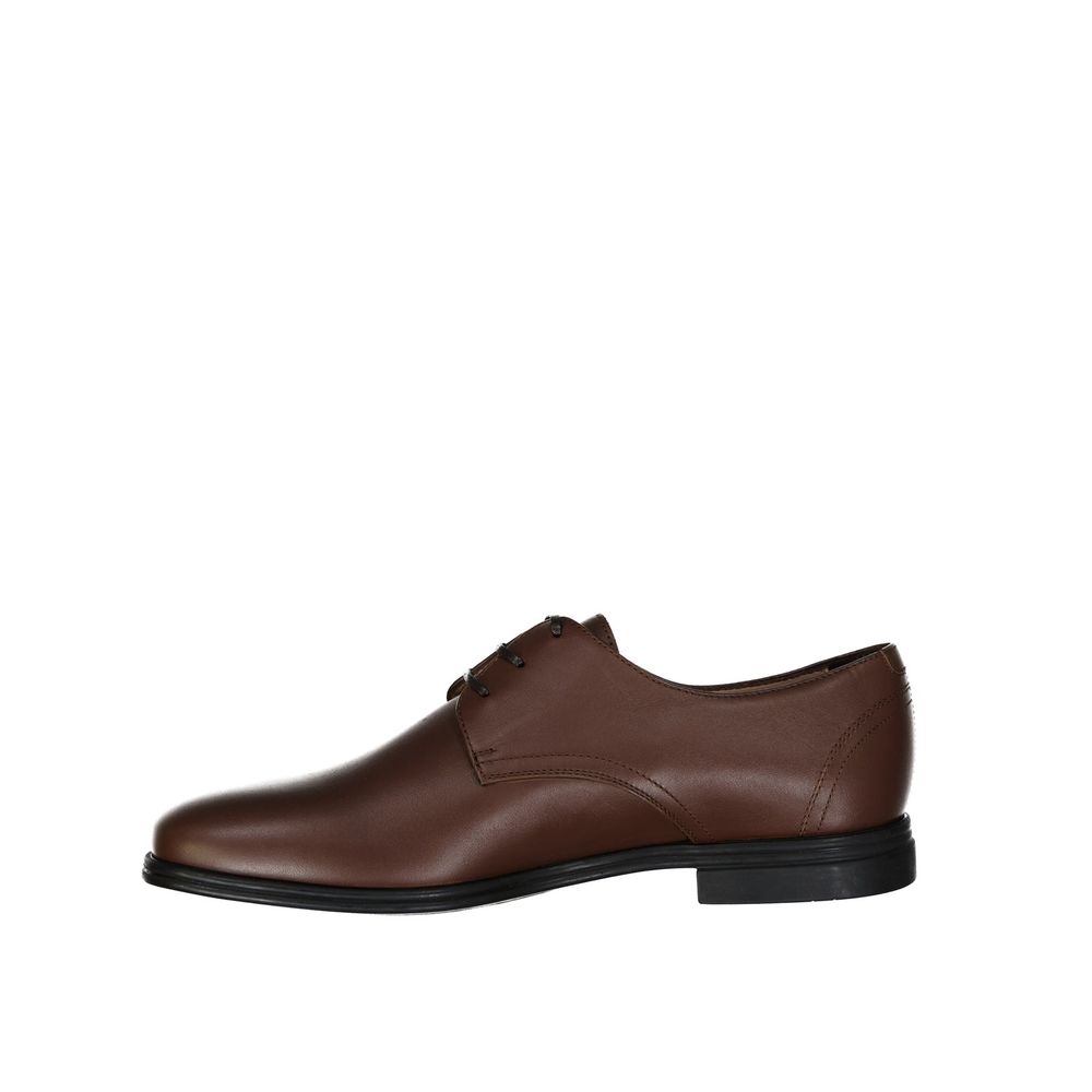 Salvatore Ferragamo Brown Leather Oxfords And Derbies | Regal Royce