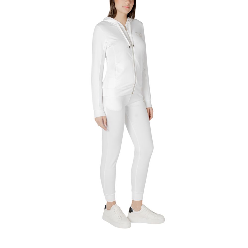 EA7 Emporio Armani Cream Polyester Tracksuit | Regal Royce