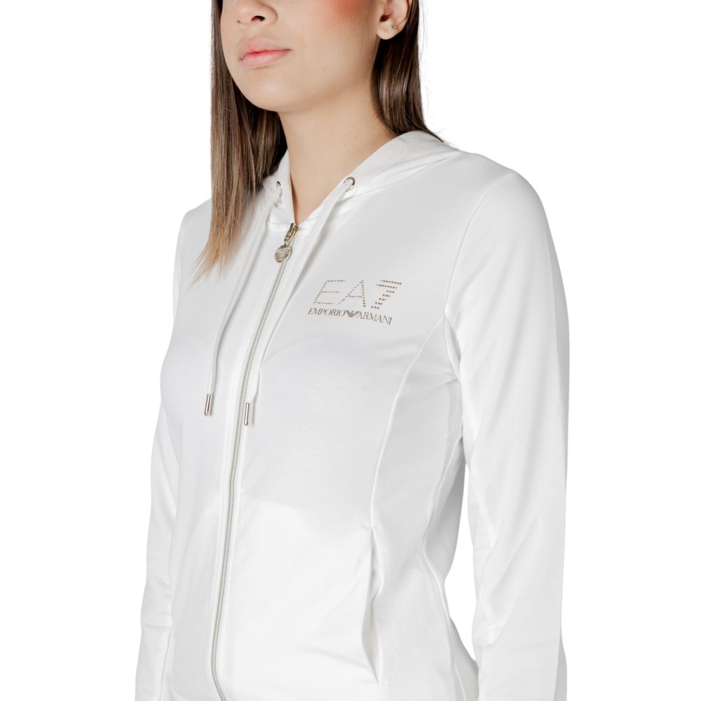 EA7 Emporio Armani Cream Polyester Tracksuit | Regal Royce