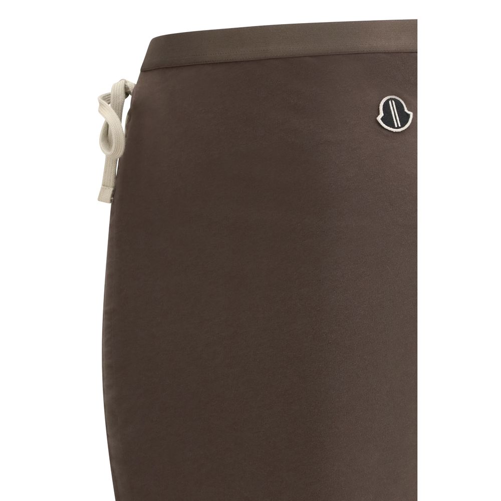 Moncler x Rick Owens Brown Cotton Long Skirt | Regal Royce