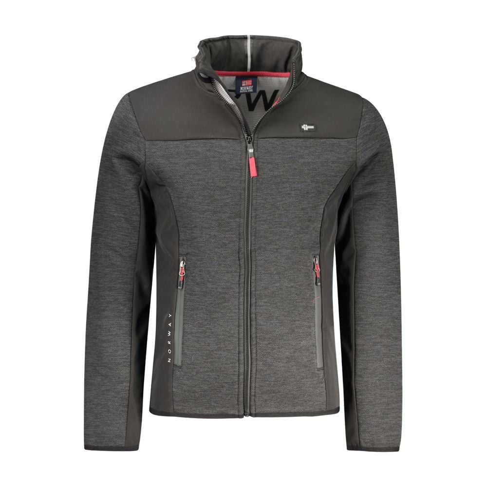 Norway 1963 Black Polyester Men's Jacket | Regal Royce